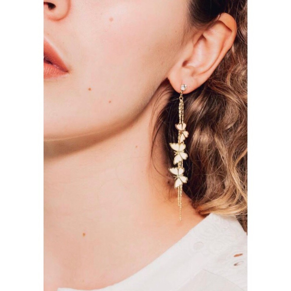 Gold Sunshine Butterfly earring